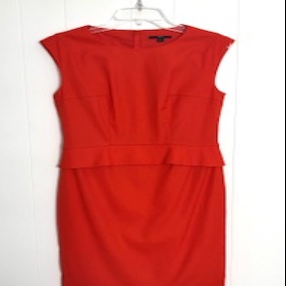 Hugo Boss Dapeplina Peplum Sheath Dress  NWOT - Picture 2 of 5